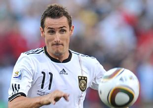Klose is Germany's second highest all-time goalscorer